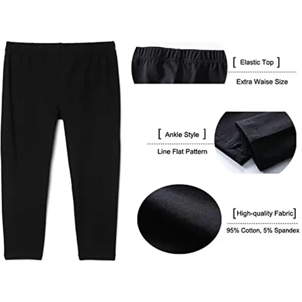 imageFelix ampamp Flora Girls Leggings Toddler Kids Summer Pants School DanceBankle Legging2b