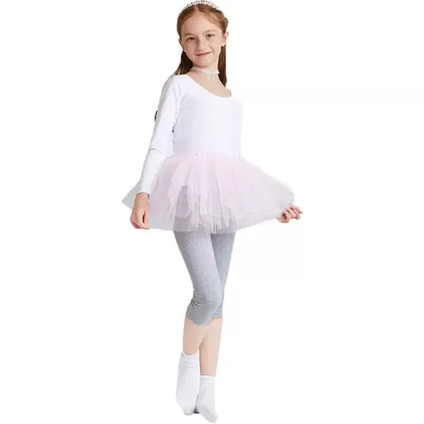 imageFelix ampamp Flora ToddlerLittle Girls Flat Capri Leggings Pants3pack Black White Grey