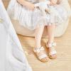 imageFelix ampamp Flora Toddler Girl Sandals  Flower Girl Dress Shoes Open Toe Little Kid Summer FlatsBc244beige