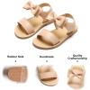 imageFelix ampamp Flora Toddler Girl Sandals  Flower Girl Dress Shoes Open Toe Little Kid Summer FlatsBc244nude