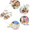 imageFelix ampamp Flora Toddler Girl Sandals  Flower Girl Dress Shoes Open Toe Little Kid Summer FlatsBc251glitter Purple