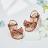 imageFelix ampamp Flora Toddler Girl Sandals  Flower Girl Dress Shoes Open Toe Little Kid Summer FlatsBc291brown