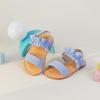 imageFelix ampamp Flora Toddler Girl Sandals  Flower Girl Dress Shoes Open Toe Little Kid Summer FlatsBc300fl Blue