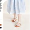 imageFelix ampamp Flora Toddler Girl Sandals  Flower Girl Dress Shoes Open Toe Little Kid Summer FlatsBc300fl Ivory White
