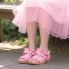 imageFelix ampamp Flora Toddler Girl Sandals  Flower Girl Dress Shoes Open Toe Little Kid Summer FlatsBc300fl Pink
