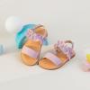 imageFelix ampamp Flora Toddler Girl Sandals  Flower Girl Dress Shoes Open Toe Little Kid Summer FlatsBc300fl Purple
