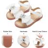 imageFelix ampamp Flora Toddler Girl Sandals  Flower Girl Dress Shoes Open Toe Little Kid Summer FlatsBc305white