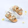 imageFelix ampamp Flora Toddler Girl Sandals  Flower Girl Dress Shoes Open Toe Little Kid Summer FlatsBc309gold