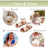 imageFelix ampamp Flora Toddler Girl Sandals  Little Girl Easter Summer Dress Shoes Lightweight Open Toe Beach HolidayBc219beige