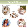 imageFelix ampamp Flora Toddler Girl Sandals  Little Girl Easter Summer Dress Shoes Lightweight Open Toe Beach HolidayBc219ivory White