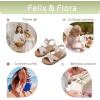 imageFelix ampamp Flora Toddler Girl Sandals  Little Girl Easter Summer Dress Shoes Lightweight Open Toe Beach HolidayBc219moonbeam