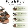 imageFelix ampamp Flora Toddler Girl Sandals  Little Girl Easter Summer Dress Shoes Lightweight Open Toe Beach HolidayBc219olive Green