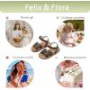imageFelix ampamp Flora Toddler Girl Sandals  Little Girl Easter Summer Dress Shoes Lightweight Open Toe Beach HolidayBc219olive Green