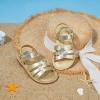 imageFelix ampamp Flora Toddler Girl Sandals  Little Girl Easter Summer Dress Shoes Lightweight Open Toe Beach HolidayBc222bright Gold