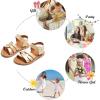 imageFelix ampamp Flora Toddler Girl Sandals  Little Girl Easter Summer Dress Shoes Lightweight Open Toe Beach HolidayBc222gold