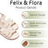 imageFelix ampamp Flora Toddler Girl Sandals  Little Girl Easter Summer Dress Shoes Lightweight Open Toe Beach HolidayBc222moonbeam