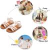 imageFelix ampamp Flora Toddler Girl Sandals  Little Girl Easter Summer Dress Shoes Lightweight Open Toe Beach HolidayBc222nude