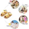 imageFelix ampamp Flora Toddler Girl Sandals  Little Girl Easter Summer Dress Shoes Lightweight Open Toe Beach HolidayBc222yellow