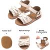 imageFelix ampamp Flora Toddler Girl Sandals  Little Girl Easter Summer Dress Shoes Lightweight Open Toe Beach HolidayBc226beige