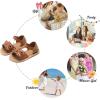 imageFelix ampamp Flora Toddler Girl Sandals  Little Girl Easter Summer Dress Shoes Lightweight Open Toe Beach HolidayBc226brown