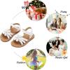 imageFelix ampamp Flora Toddler Girl Sandals  Little Girl Easter Summer Dress Shoes Lightweight Open Toe Beach HolidayBc264white