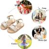 imageFelix ampamp Flora Toddler Girl Sandals  Little Girl Easter Summer Dress Shoes Lightweight Open Toe Beach HolidayBc265gold