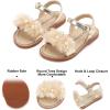imageFelix ampamp Flora Toddler Girl Sandals  Little Girl Easter Summer Dress Shoes Lightweight Open Toe Beach HolidayBc279gold
