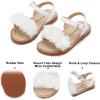 imageFelix ampamp Flora Toddler Girl Sandals  Little Girl Easter Summer Dress Shoes Lightweight Open Toe Beach HolidayBc279white