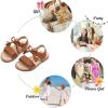 imageFelix ampamp Flora Toddler Girl Sandals  Little Girl Easter Summer Dress Shoes Lightweight Open Toe Beach HolidayBc282brown