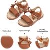 imageFelix ampamp Flora Toddler Girl Sandals  Little Girl Easter Summer Dress Shoes Lightweight Open Toe Beach HolidayBc282brown