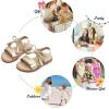 imageFelix ampamp Flora Toddler Girl Sandals  Little Girl Easter Summer Dress Shoes Lightweight Open Toe Beach HolidayBc282gold