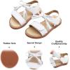 imageFelix ampamp Flora Toddler Girl Sandals  Little Girl Easter Summer Dress Shoes Lightweight Open Toe Beach HolidayBc282white