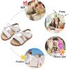 imageFelix ampamp Flora Toddler Girl Sandals  Little Girl Easter Summer Dress Shoes Lightweight Open Toe Beach HolidayBc282white