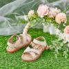 imageFelix ampamp Flora Toddler Girl Sandals  Little Girl Easter Summer Dress Shoes Lightweight Open Toe Beach HolidayBc286beige