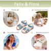 imageFelix ampamp Flora Toddler Girl Sandals  Little Girl Easter Summer Dress Shoes Lightweight Open Toe Beach HolidayBc286blue