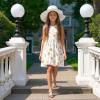 imageFelix ampamp Flora Toddler Girl Sandals  Little Girl Easter Summer Dress Shoes Lightweight Open Toe Beach HolidayBc286bright Gold