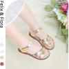 imageFelix ampamp Flora Toddler Girl Sandals  Little Girl Easter Summer Dress Shoes Lightweight Open Toe Beach HolidayBc286bright Gold