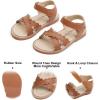 imageFelix ampamp Flora Toddler Girl Sandals  Little Girl Easter Summer Dress Shoes Lightweight Open Toe Beach HolidayBc286brown