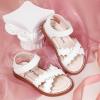 imageFelix ampamp Flora Toddler Girl Sandals  Little Girl Easter Summer Dress Shoes Lightweight Open Toe Beach HolidayBc286cream White