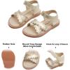 imageFelix ampamp Flora Toddler Girl Sandals  Little Girl Easter Summer Dress Shoes Lightweight Open Toe Beach HolidayBc286gold
