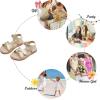 imageFelix ampamp Flora Toddler Girl Sandals  Little Girl Easter Summer Dress Shoes Lightweight Open Toe Beach HolidayBc286gold