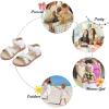 imageFelix ampamp Flora Toddler Girl Sandals  Little Girl Easter Summer Dress Shoes Lightweight Open Toe Beach HolidayBc286white