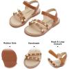imageFelix ampamp Flora Toddler Girl Sandals  Little Girl Easter Summer Dress Shoes Lightweight Open Toe Beach HolidayBc292brown