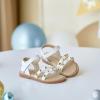 imageFelix ampamp Flora Toddler Girl Sandals  Little Girl Easter Summer Dress Shoes Lightweight Open Toe Beach HolidayBc292white