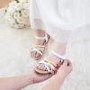 imageFelix ampamp Flora Toddler Girl Sandals  Little Girl Easter Summer Dress Shoes Lightweight Open Toe Beach HolidayBc294rainbow