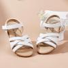 imageFelix ampamp Flora Toddler Girl Sandals  Little Girl Easter Summer Dress Shoes Lightweight Open Toe Beach HolidayBc294white