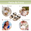 imageFelix ampamp Flora Toddler Girl Sandals  Little Girl Easter Summer Dress Shoes Lightweight Open Toe Beach HolidayBc296black