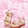 imageFelix ampamp Flora Toddler Girl Sandals  Little Girl Easter Summer Dress Shoes Lightweight Open Toe Beach HolidayBc296glitter Gold