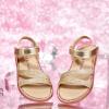 imageFelix ampamp Flora Toddler Girl Sandals  Little Girl Easter Summer Dress Shoes Lightweight Open Toe Beach HolidayBc296glitter Gold