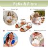 imageFelix ampamp Flora Toddler Girl Sandals  Little Girl Easter Summer Dress Shoes Lightweight Open Toe Beach HolidayBc307beige